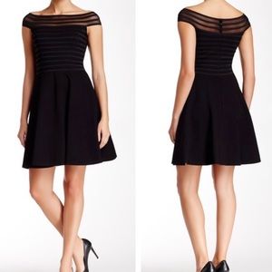 NWT Catherine Malandrino LBD w/ Mesh Detail